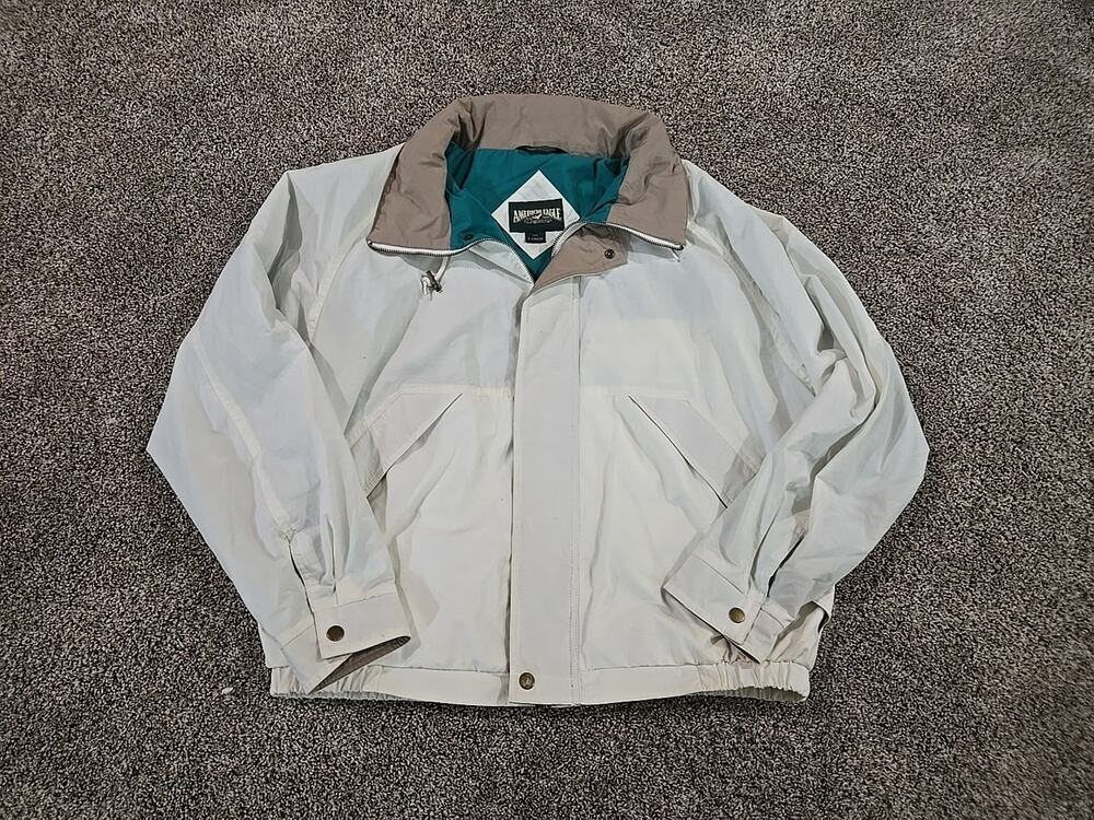 American Eagle Vtg 90s Bomber Windbreaker Jacket Mens Sz XL Rugged Gorpcore
